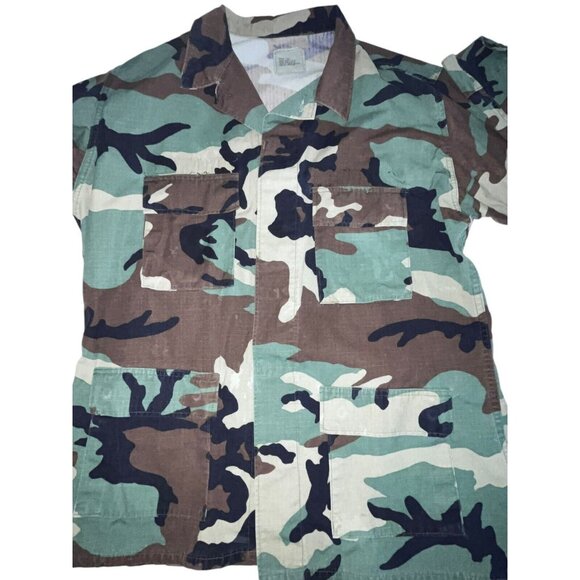 Military Camouflage Set Jacket Medium Tactical Combat & Pant Small BDU - Picture 10 of 12